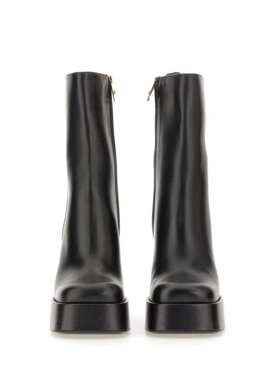Shop Versace Aevitas Platform Boot In Black