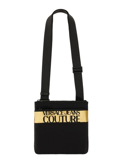 Shop Versace Jeans Couture Bag With Logo In Multicolour