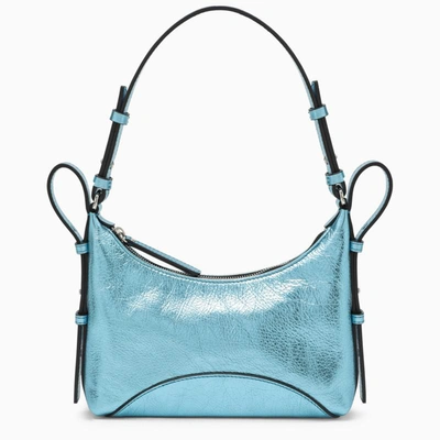 Shop Zanellato Mita Bag In Laminated In Blue