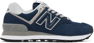 Shop New Balance Navy 574 Core Sneakers