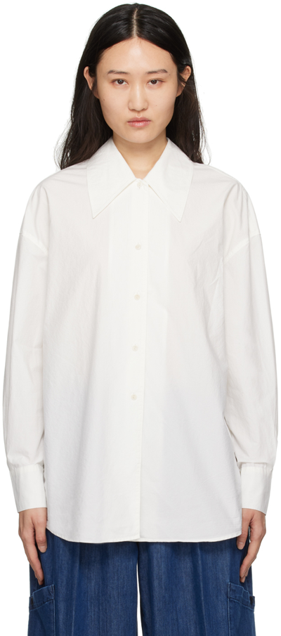 Shop Ymc You Must Create White Lena Shirt In 10-white