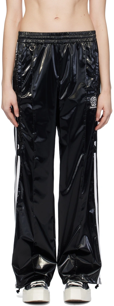 Shop Doublet Black Embroidered Track Pants