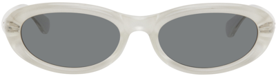 Shop Bonnie Clyde Silver Groupie Sunglasses In Silver/black