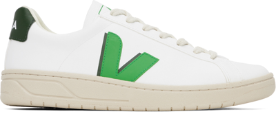 Shop Veja White & Green Urca Cwl Sneakers In White_leaf_cyprus