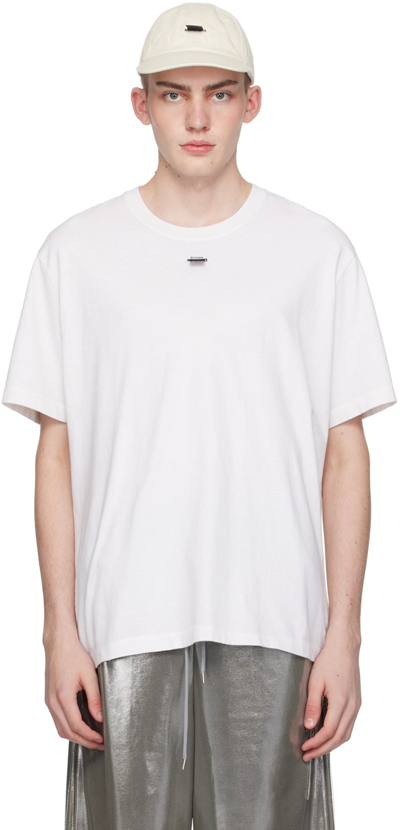 Shop Doublet White Sd Card T-shirt
