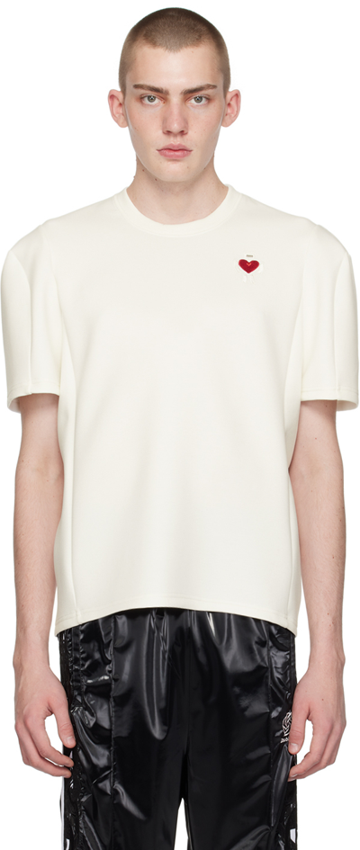 Shop Doublet White Robot Shoulder T-shirt