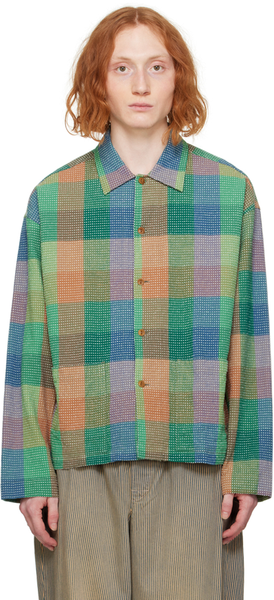 Shop Ymc You Must Create Multicolor Pj Shirt In 90-multi
