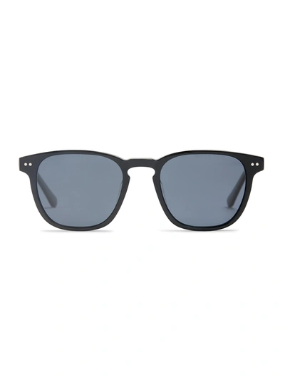 Faherty August Sunglasses In Black/solid Gray