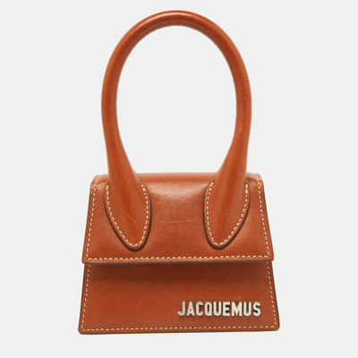 Pre-owned Jacquemus Brown Leather Le Chiquito Mini Bag