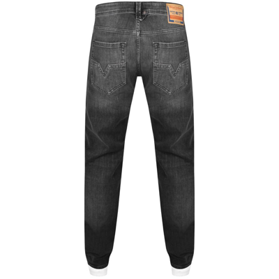 Shop Diesel Larkee Mid Wash Jeans Grey