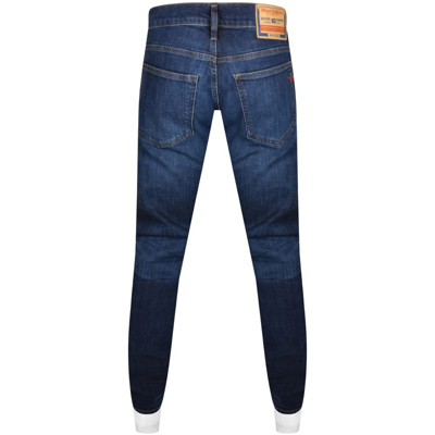 Shop Diesel D Strukt Slim Fit Dark Wash Jeans Blue