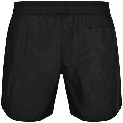Shop Moschino Logo Swim Shorts Black