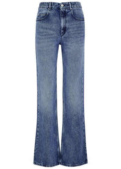 Shop Isabel Marant Belvira Flared-leg Jeans In Light Blue