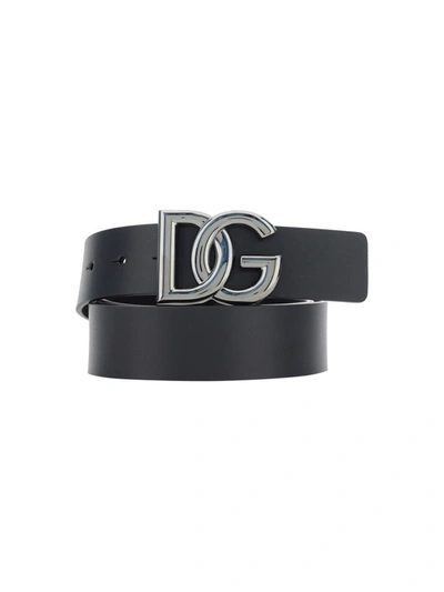 Shop Dolce & Gabbana Belts E Braces In Nero/ultr.black