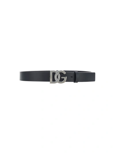 Shop Dolce & Gabbana Belts E Braces In Nero/ultr.black