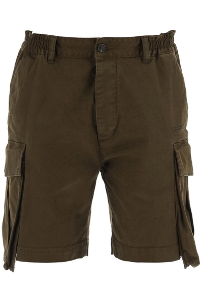 Dsquared2 "urban 64 Cargo Bermuda In Multicolor