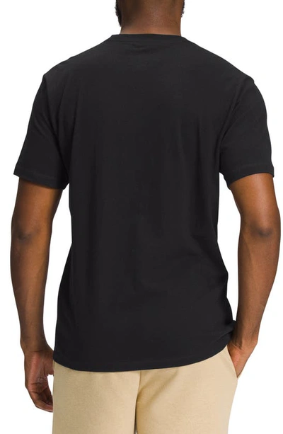 Shop The North Face Half Dome Logo Graphic T-shirt In Tnf Black/ Tnf White