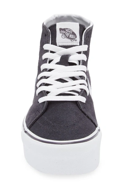 Shop Vans Sk8-hi Tapered Stackform Platform Sneaker In Nine Iron