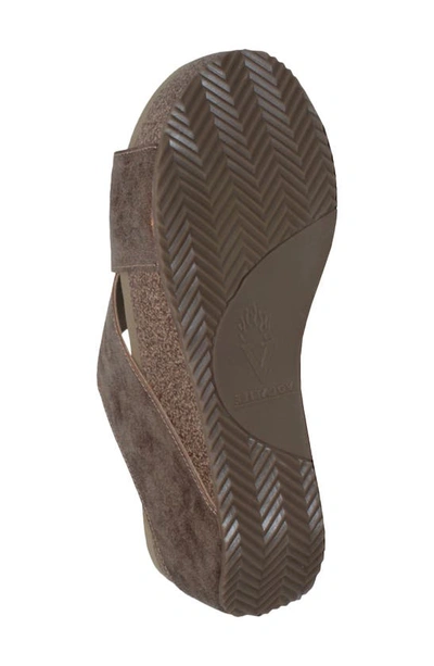 Shop Volatile Firefly Water Resistant Wedge Platform Sandal In Bronze