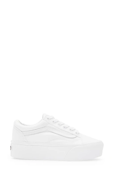 Shop Vans Old Skool Stackform Sneaker In True White