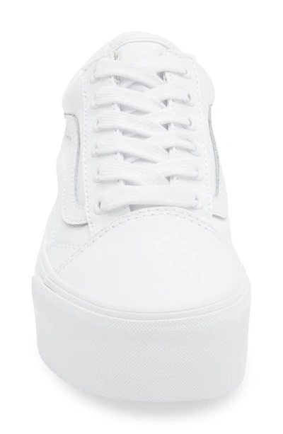 Shop Vans Old Skool Stackform Sneaker In True White