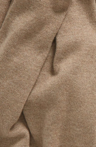 Nordstrom Transitional Knit Travel Wrap In Tan Desert Heather