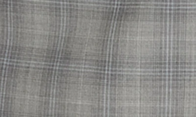 Shop Jack Victor Esprit Deco Plaid Wool Suit In Light Grey
