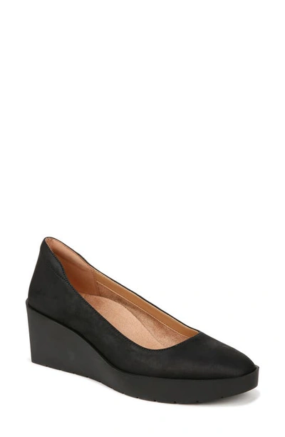 Shop Vionic Sereno Wedge Pump In Black