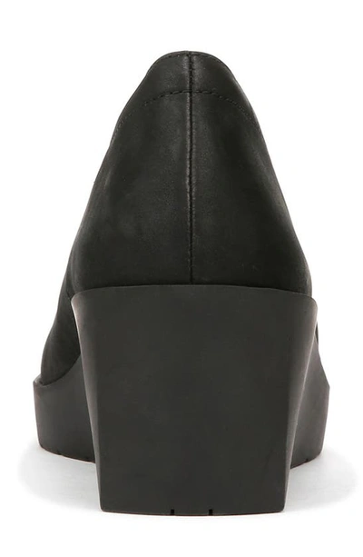 Vionic Sereno I8693l1001 Pump Women 8.5 Black Leather Slip On Wedge Heel Zpo3651 In Black