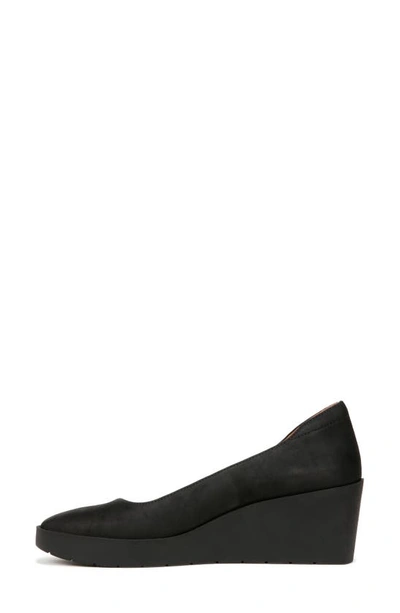 Vionic Sereno I8693l1001 Pump Women 8.5 Black Leather Slip On Wedge Heel Zpo3651 In Black