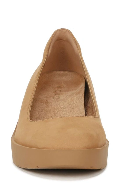 Shop Vionic Sereno Wedge Pump In Camel