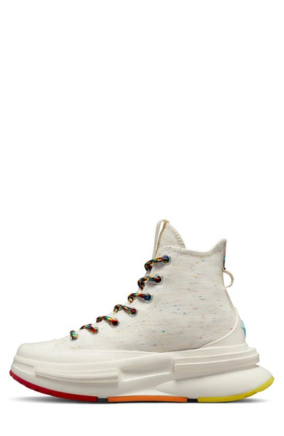 Shop Converse Run Star Legacy Cx High Top Platform Sneaker In Obsidian/ Gold/ White