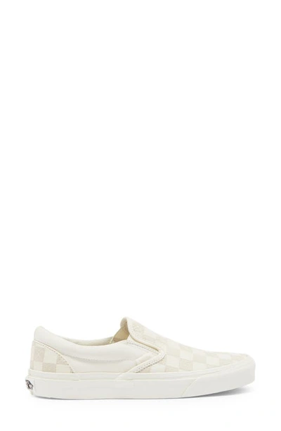 Shop Vans Classic Slip-on In Checkerboard Marshmallow