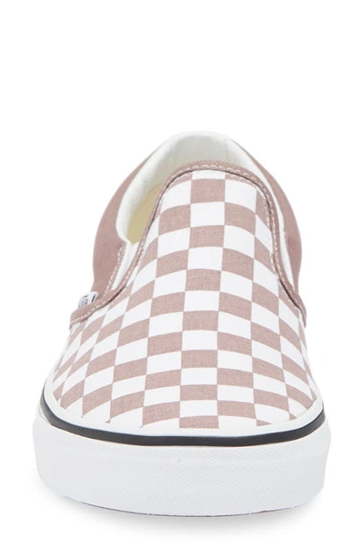 Shop Vans Classic Slip-on In Checkerboard Antler