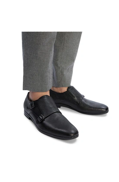 Shop Aldo Benedetto Monk Strap Shoe In Black