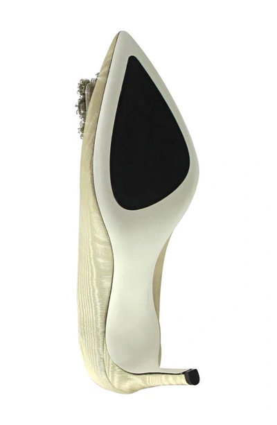 Shop Ron White Demi Weatherproof Pointed Toe Pump In Champagne