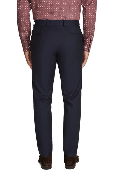 Shop Jack Victor Palmer Stretch Cotton & Wool Pants In Navy