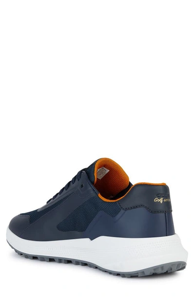 Shop Geox Pg1x Waterproof Sneaker In Navy