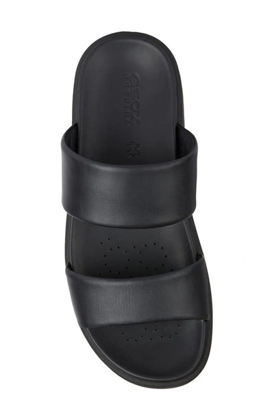 Shop Geox Spherica Ec6 Sandal In Black