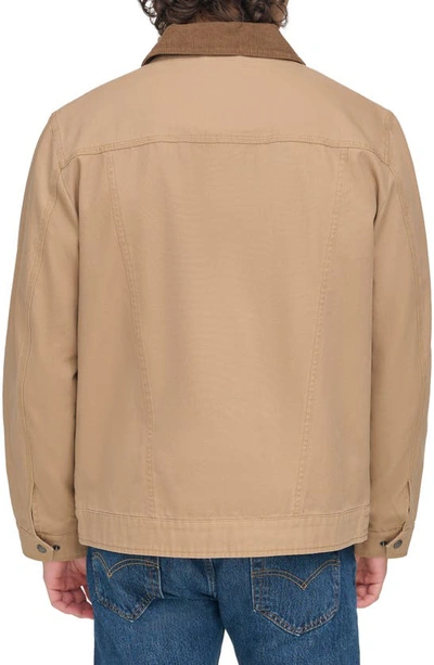 Levi's Men's Canvas Utility Jacket In Tan