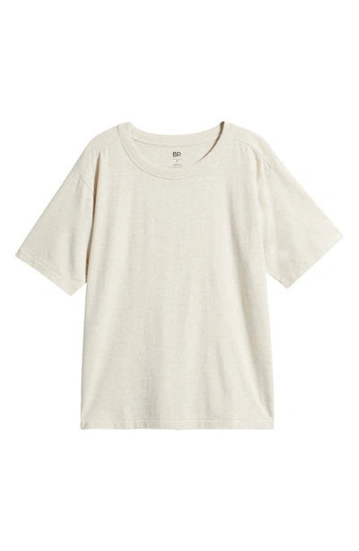 Shop Bp. Easy Crewneck Short Sleeve T-shirt In Beige Oatmeal Heather