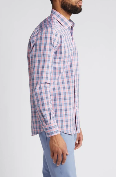Shop Scott Barber Bold Plaid Button-up Shirt In Rose