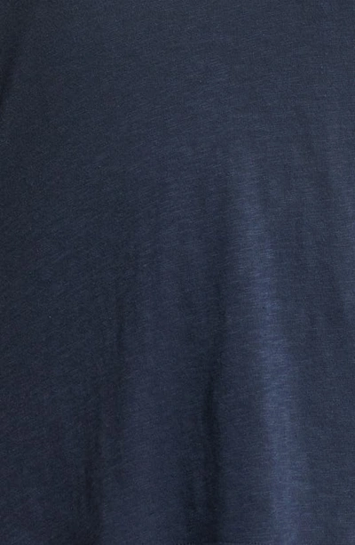 Shop Caslon (r) Short Sleeve V-neck T-shirt In Navy Blazer