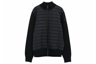 Pre-owned Moncler Padded Cotton Zip-up Cardigan 999