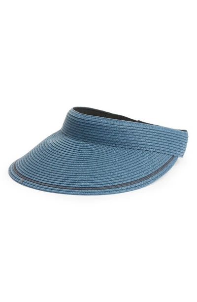 Shop Nordstrom Packable Visor In Blue Combo