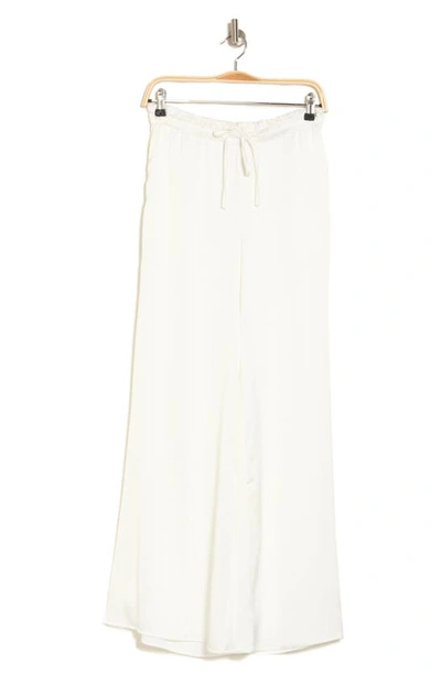 Shop Vici Collection Catarina Satin Pants In White