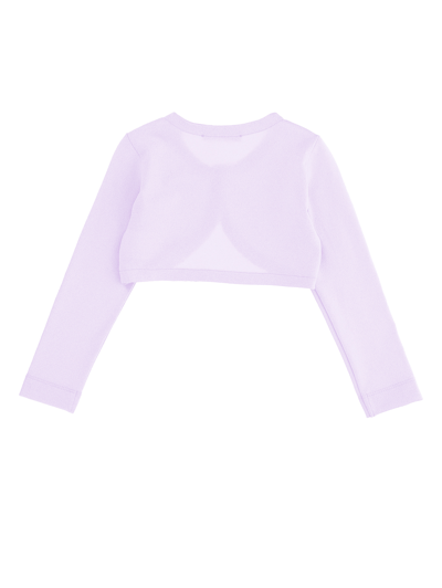 Monnalisa Shaved Crepe Cardigan In Wisteria