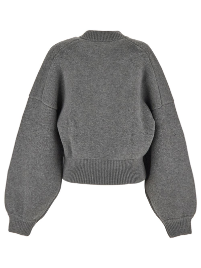 Shop Khaite Cashmere Sweater In Grey