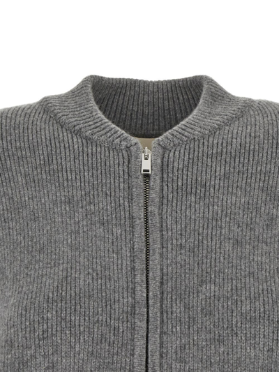 Shop Khaite Cashmere Sweater In Grey