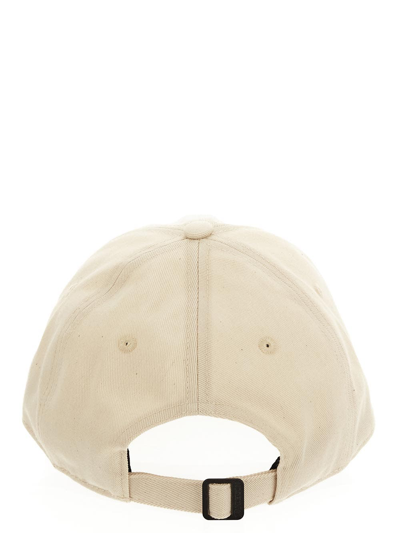 Shop Jw Anderson Cotton Hat In Ivory